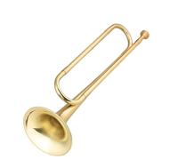 ALFAAL Tromba Standard Strumento Musicale A Tromba Placcato in Oro con Tromba in Ottone C per Principianti