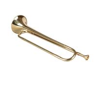 ALFAAL Tromba Standard Strumento Musicale Ottone Tromba Si Bemolle Principianti Tromba per Giovani Placcata Oro