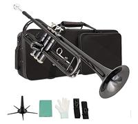 ALFAAL Trombe Black B Strumento Tromba A Tre Toni Piani Strumento a Tromba