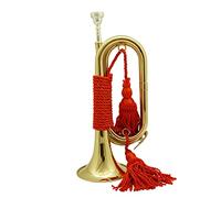 ALFAAL Trombe Bugle B Bule Professionale A Tracolla Piatta Piccola Strumento a Tromba