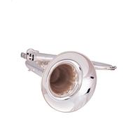 ALFAAL Trombe Prestazioni Professionali dello Strumento di Tromba A Tre Chiave in B Strumento a Tromba (Color : Silver Plated)