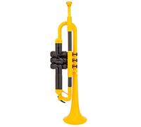 ALFAAL Trombe Strumento di Ottone di Plastica Piatto Giallo B Strumento a Tromba