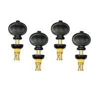 ALFAAL Ukulele Tuning Pegs Machine Testa Sintonizzatori Tasti Chitarra Parti Attrito Nero
