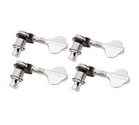 ALFAAL Un Set Di 4 PCS Chrome Bass Tuning Pegs Machine Teste Sintonizzatori Per Accessori Per Chitarra Bass Parts Strumento Musicale