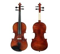 ALFAAL Violino 4/4 1/4 1/8 Violino Acustico Violino in Abete Rosso con Custodia Corde per Arco Spalliera Tuner Panno (Color : 4-4 Set 2)