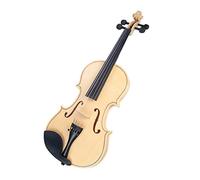 ALFAAL Violino Acustico di Colore 4/4 del Legno con Finitura Lucida con Set di violini 4-4 3-4 1-2 1-4 1-8 Dimensioni Principiante Violino (Color : 3-4)