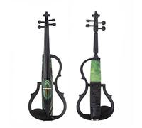 ALFAAL Violino elettrico 4/4 fatto a mano in legno massello per studenti principianti professionisti e performance