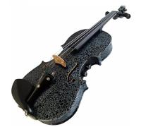 ALFAAL Violino Kit Violino Elettrico Acustico in Legno massello di Misura 4/4 Multicolore con raccordi in Ebano (Color : HB1306)