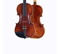 ALFAAL Violino Livello Professionale di Violino in Legno massello puramente Fatto a Mano per Principianti Adulti (Color : Brown1/2)