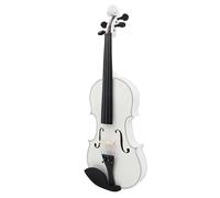 ALFAAL Violino Set di violini in Legno massello di Violino colorato 4/4 con Accessori per Custodia Strumenti a Corda Professionali (Color : White Set)