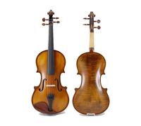 ALFAAL Violino Set di Violino Professionale per Principianti per Adulti Fatto a Mano in Legno massello (Color : 4/4)