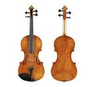 ALFAAL Violino Violino 4/4 dal Tono Chiaro Violino Acustico Intagliato Perfetto Fatto a Mano con Custodia per Arco