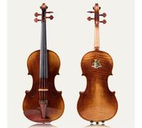ALFAAL Violino Violino Fatto a Mano di Livello Master con Prestazioni Professionali per assolo Adulto 4/4
