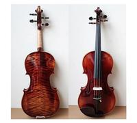ALFAAL Violino Violino Fatto a Mano in Acero 4/4 3/4 1/2 1/4 Set di Violino Strumento Musicale Professionale per Principianti (Color : 4/4)