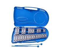 ALFAAL Xilofono Legno Strumento A Percussione Xilofono Glockenspiel da 25 Note con Custodia in Plastica 2 Bacchette per Principianti