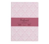 ALFABET Libro Firma, Libro degli Ospiti, Formato A4, Copertina Flessibile, Carta Ecologica, Guest Book, Ideale per Matrimoni, Battesimi, Anniversari (Sinfonia Rosa)