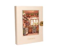 ALFABET - Ricettario Ad Anelli Da Scrivere, Scatola Regalo, Artigianale Italiano, Con Schede Tematiche, Carta Ecologica Stampata, Idea Regalo Per La Mamma, Per La Nonna, Per La Suocera, Cipria