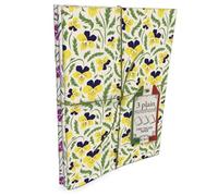 ALFABET - Set 3 Quaderni A5, Interni con Pagine Neutre, Copertina in Cartoncino, Carta Ecologica, Spillati con Graffette, Notes, Appunti, Ecofriendly, Fiori di Campo