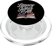 Alfabetizzazione e giustizia per tutti gli amanti dei libri Ban Reader Library PopSockets PopGrip per MagSafe