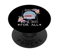 Alfabetizzazione E Giustizia Per Tutti PopSockets PopGrip Adesivo