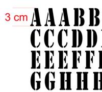 alfabeto ABC lettere numeri adesivi set lettere adesive 309/2