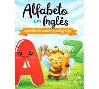 Alfabeto em Inglês: apostila de colorir e caligrafia