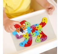 Alfabeto Jigsaw Puzzle Montessori Abc Lettera Puzzle in legno per giocattolo