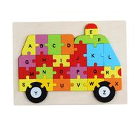 Alfabeto Jigsaw Puzzle Montessori Abc Lettera Puzzle in legno per giocattolo