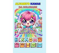 Alfabeto Kawaii da colorare