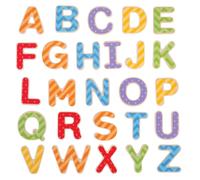 Bigjigs Toys Alfabeto Magnetico Colorato (Lettere Maiuscole)