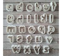 Alfabeto Mod.1 26 Lettere - Alt. 3cm Cookies cutter - Formine - per scritte