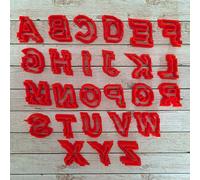 Alfabeto Mod.2 26 Lettere - Alt. 3cm Cookies cutter - Formine - per scritte