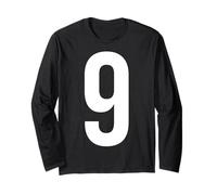 Alfabeto Numero 9 Nove CIfre Maglia a Manica
