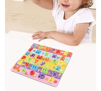 Alfabeto russo Jigsaw Words Legno Matching Puzzle Set Attività colorate