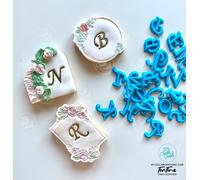 Alfabeto Type Lettere Impressione Formine Biscotti Timbro Cake Design Embossing