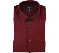 Alfani Uomo Solido con Bottoni Camicia, Rosso, 38.1cm-39.4cm Collo 81.3cm-83.8cm