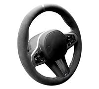Alfanxi Coprivolante in alcantara per BMW G20 G21 F40 F44 G22 G26 G30 G31 G32 G11 G12 G13 G14 G15 G16 G01 G02 G05 G06 G07 G29 ( Striscia bianca)