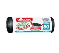 Alfapac - 10 Coulissac da 50 L con elastico ultra resistente - Distribution sacchetto per borsa