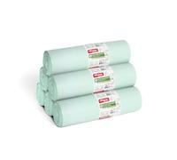 Alfapac Professional - Cartone da 200 fodere compostabili da 120 l, per cassetto rotelle, 8 rotoli da 25 coperture, prodotte in Francia, per rifiuti organici