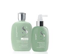 ALFAPARF Kit Semi Di Lino Balancing Low Shampoo 250ml + Energizing Tonic 125ml