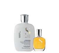 ALFAPARF Kit Semi Di Lino Illuminating Low Shampoo 250ml + Cristalli 30ml