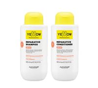 ALFAPARF Kit Yellow Repair Reparative Shampoo 500ml + Conditioner 500ml