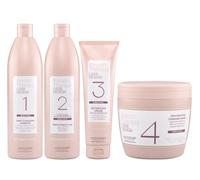 ALFAPARF Lisse Design Keratin Therapy Shampoo 500mil + Smoothing Fluid 500mil + Detangling Cream 150mil + Mask 500mil + INCLUSO Olio di Argan 30mil