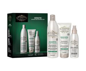 Alfaparf Milano Il Salone Milano Keratin kit confezione regalo per capelli rovinati