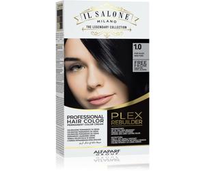 Alfaparf Milano Il Salone Milano Plex Rebuilder tinta permanente per capelli colore 1,0 - Pure Black 1 pz