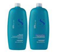 ALFAPARF MILANO Kit Semi Di Lino Curls Enhacing Shampoo 1000ml + Conditioner 10