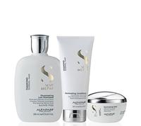 ALFAPARF MILANO Kit Semi Di Lino Illuminating Low Shampoo + Conditioner + Mask