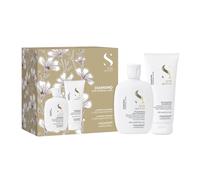 ALFAPARF MILANO Semi di Lino Duo Set Diamond - Shampoo e Balsamo illuminante per tutti i tipi di capelli