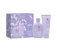 ALFAPARF MILANO Semi di Lino Duo Set Smooth - Shampoo e Balsamo per capelli crespi