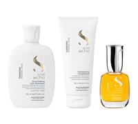 Alfaparf Milano Semi di Lino Holiday Set Illuminating Shampoo + Conditioner + Cristalli Liquidi